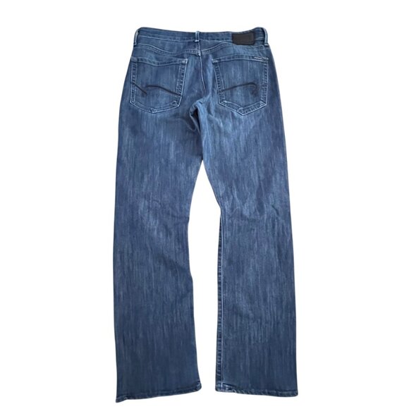 Mavi Jeans Matt Mens 31x32 Relaxed Straight Leg Blue Med Wash Stretch Denim - Picture 1 of 13